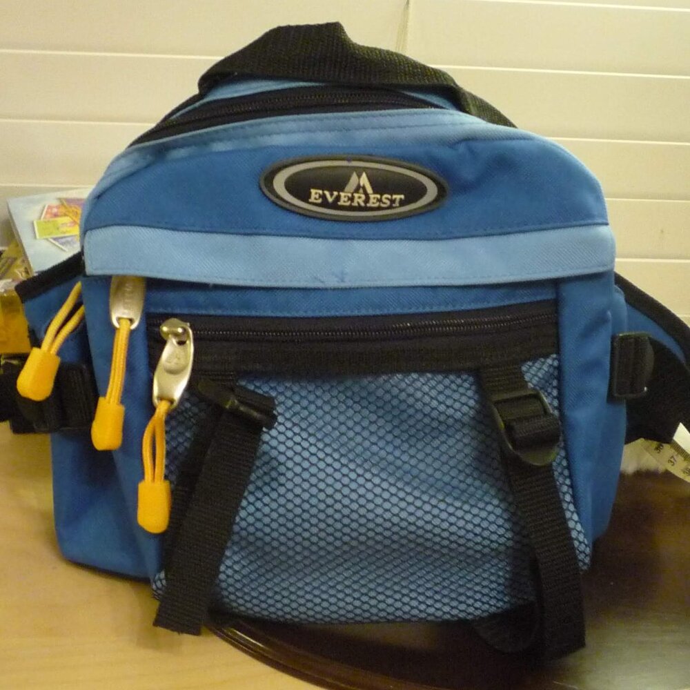 Everest Fanny / Waist Pack - Multi-Pocket - Water Pouches - Padded - Grey - NWOT